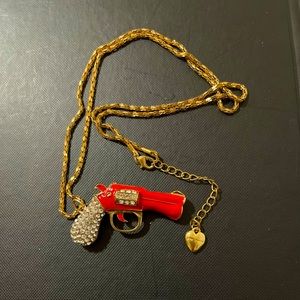 Betsey Johnson Revolver Necklace